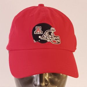 UNIVERSITY OF ARIZONA FOOTBALL TEAM HAT - ADJUSTABLE - RED